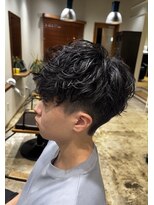 リフル 八王子(RIFULL)&nbsp;メンズパーマ　ツイスパ　波巻き　メンズバレイヤージュ