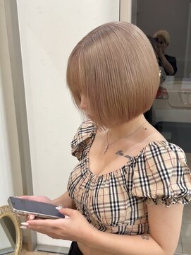 リアン(LIAN) ハイライトカラーミルクティーベージュケアブリーチダブルカラー