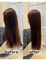 シゲ 自由が丘店(SHIGE) 乾かすだけでまとまる地毛風髪質改善ストレート40代50代縮毛矯正