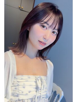 ヘアメイクアモーレ 光の森店(Hair Make Amore) くびれボブ×ニュアンスカラー