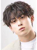 MEN’S HAIR/波巻きツイストスパイラル/リバースセンターパート