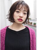 【morio札幌】札幌ボブ　大人かわいいパーマボブ