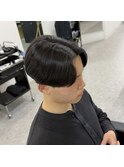 曲がる縮毛矯正センターパート