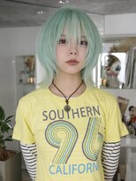 クペウヘイヴン(cope'u HAVEN)&nbsp;原宿/ウルフカット レイヤー デザインカラー ルーツカラー
