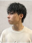 カット＋骨格補正ツーブロックパーマ