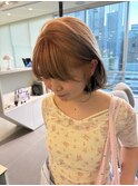 ダークパープル/ナチュラルショート/ミルクブラウン/夏/矢場町 