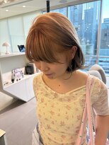 ローレンアオ(LOREN AO)&nbsp;ダークパープル/ナチュラルショート/ミルクブラウン/夏/矢場町