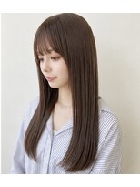 ルノヘアー(Lunohair)&nbsp;大人可愛い髪質改善レイヤー×ピンクブラウン×秋カラー