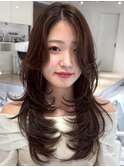 ブリーチハイライト髪質改善ダブルカラーレイヤーカット本厚木