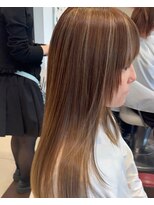 アース 会津若松店(HAIR&MAKE EARTH)&nbsp;ゴールドブラウン・ハイライト