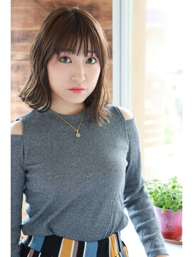 コハク(COHAQ BEAUTY AND RESORT) 外ハネボブ×シースルーバング