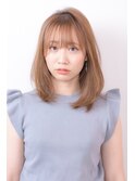 シースルーバング×大人ロブ