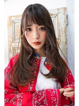 アンジェリカ JR和歌山駅前店(ANGELICA) ANGELICA フロントレイヤー　ダブルバング　ショコラ