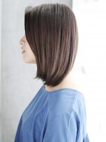 ウル 吉祥寺(ulu)&nbsp;かきあげバングのナチュラルストレートスタイル