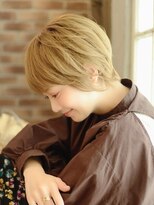 ベック ヘアサロン(BEKKU hair salon) ハイトーン×ショートヘア!外ハネで美シルエット