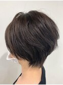 収まりショートボブ