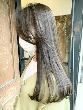 コキャン(COQUIN) グレージュ　まろベージュ　ベージュ　ロング　esakimaya