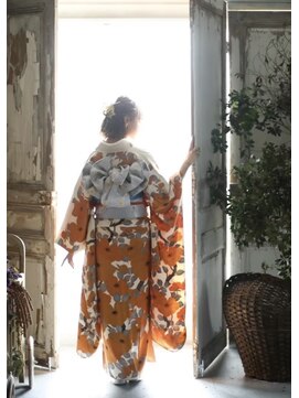 キッカ(kicca) 【kicca】振袖アップスタイル