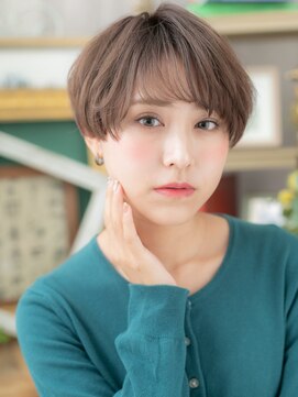 カバーヘア ブリス 大宮西口(COVER HAIR bliss) 大人かっこいい小顔くせ毛風刈り上げショートc4大宮20代30代40代