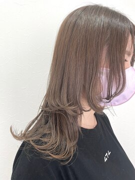 シエル 立川店(CIEL) 【CIEL×久光】透け感グレージュ×ロングウルフ