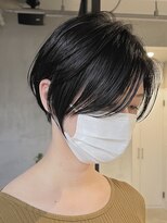 エリマ 調布(elima)&nbsp;黒髪ショートボブハンサムショート前髪なし20代30代40代調布