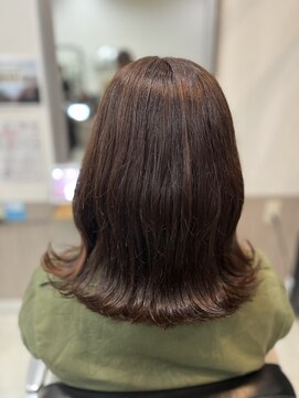 ヘアアンドメイク 心座(hair&make) 暖色オレンジ　福田昌子