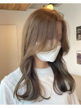 ラヴィズム 松崎店(LUVISM) 10代20代30代ミルクティーベージュダブルカラーケアブリーチ