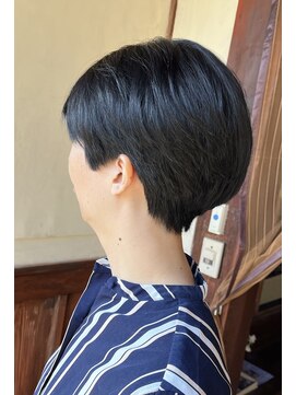 ムク(MUKU) マッシュショート＋黒髪