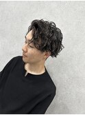 ツイストスパイラル ナチュラルパーマ センターパート