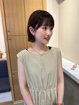 スムーク(smuk) 【smuk/スムーク】ぷつっとボブ/前髪/顔周りカット/ミニボブ