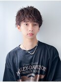 横浜☆ナチュラルツイスパ メンズパーマショートマッシュ