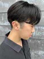 ヒュイル バイ ニアウ(Hwyl by Niau) メンズマッシュセンターパートスパイラルパーマニュアンスパーマ