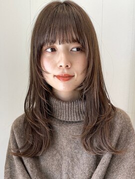 ガーデン ムサシコスギ(GARDEN MUSASHIKOSUGI) ゆるふわロング/レイヤーロング/顔まわりカット/小顔/おくれ毛