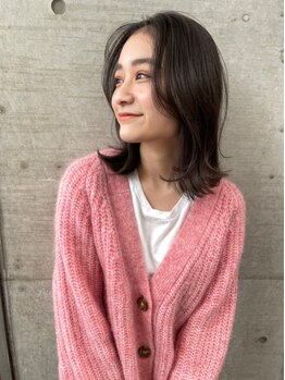 マリー(Mary)の写真/トエルカラーとの組み合わせで染めながら艶髪に。継続してケアできる地域密着の美容室！