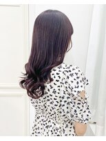 ヘッツ 仙台駅前店(HETTU)&nbsp;デザインカラー/レイヤーカット/ウェットヘア/オリーブベージュ