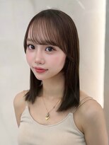 コア 銀座(COA) 小顔レイヤー 前髪顔周り髪質改善縮毛