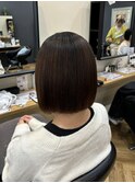 縮毛矯正×長めボブ［鎌取/佐久間凪沙］