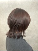 ミディアムレングスのウルフレイヤー!