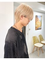 メンズペレ 渋谷(MEN'S PELE)&nbsp;ニュアンスパーマ/韓国マッシュ/スパイキーショート/渋谷