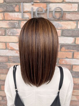 リエート(Lieto) 似合わせカット　ミディアムボブ