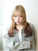 シースルーバング/ロングレイヤースタイル