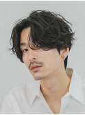 フェザーパーマシャドウセンターパート韓国大人男子