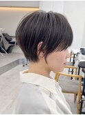 ショートボブ/暗めカラー/髪質改善/デザインカラー