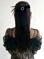 キャパサウス 春日 大野城店(CAPA south)&nbsp;ヘアセット お呼ばれヘア 結婚式　ハーフアップ 20代 お団子