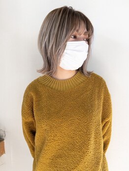 T.D.H hair by WAENの写真/髪をいたわりながら、あなたらしい色を。優しい薬剤と丁寧な施術で叶える、透明感あふれるデザインカラー。