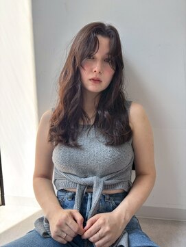 ユーフォリア 青山(Euphoria) 大人ブラウンカラー&ウェーブヘア