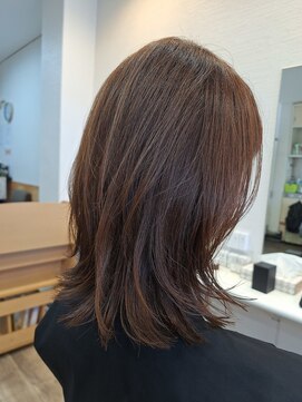 【白髪染め/白髪ぼかし】グレージュカラー