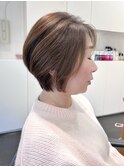 【脱白髪染め】肌馴染み◎暖色明るい白髪ぼかし A Mplusミズイデ