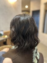 ニッケ ヘアーデザイン(nikke hair design) かかりにくい髪でも柔らかく動くハイブリッドパーマ