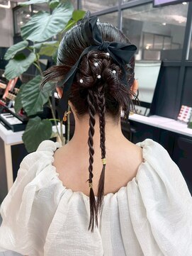 アルバム 渋谷パルコ(ALBUM) ロングおくれ毛韓国ヘアダークアッシュ_ba578993